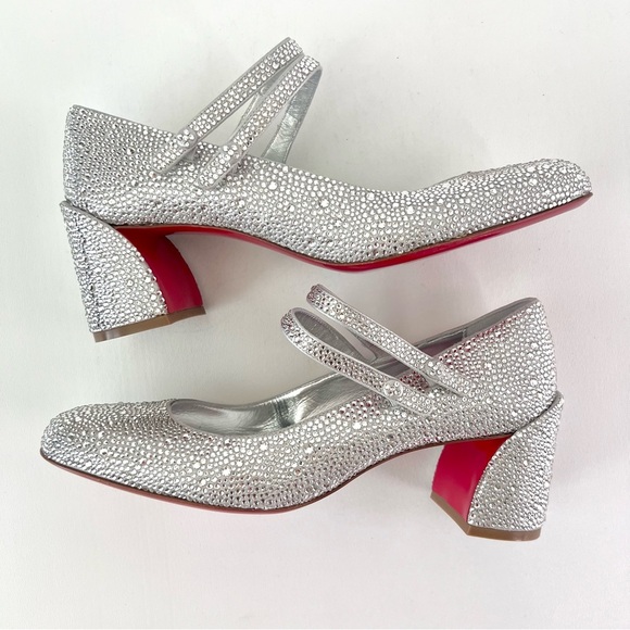 CHRISTIAN LOUBOUTIN | Miss Jane Strass Crystal Embellished Bridal Wedding Pump - Picture 12 of 16